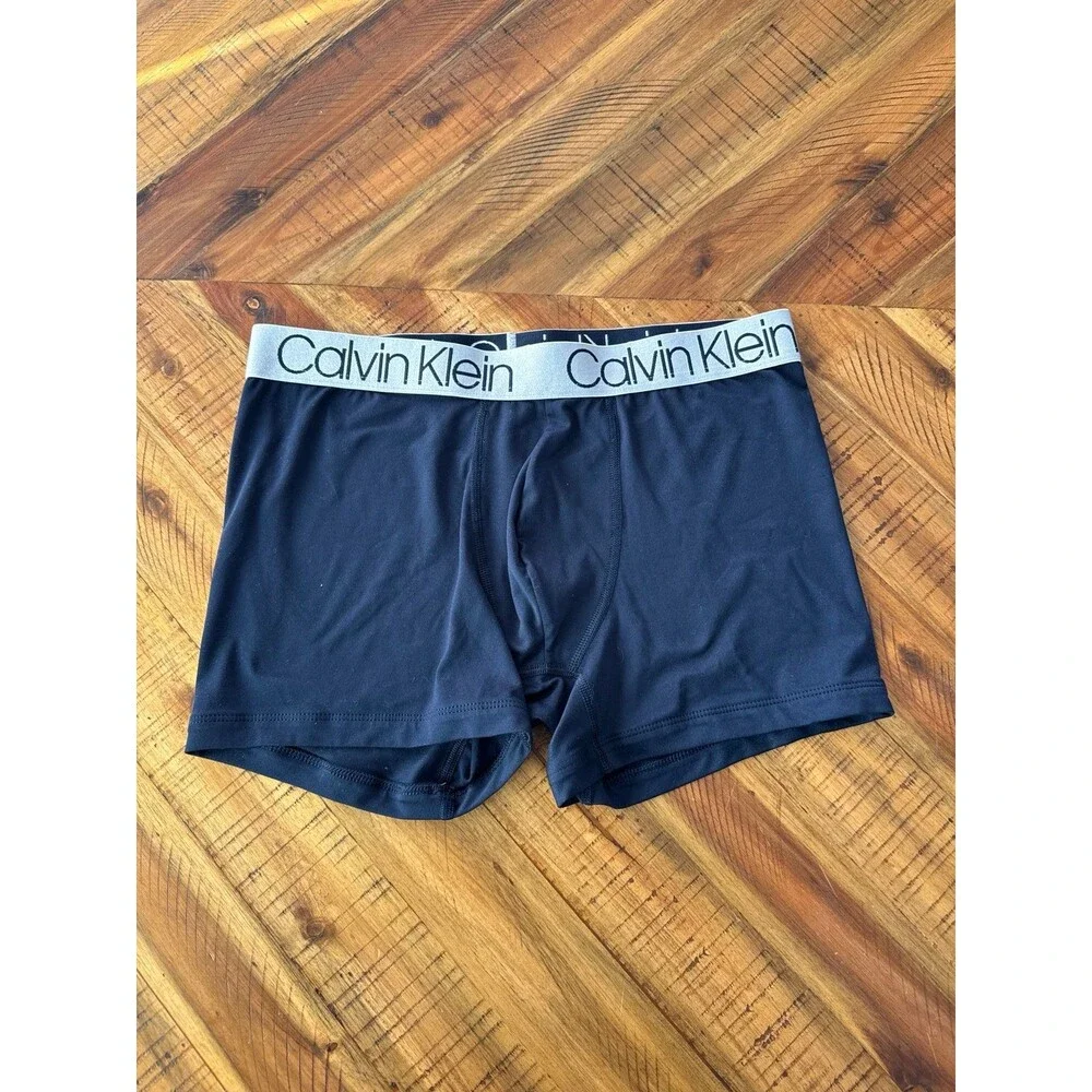 Calvin Klein Men’s Medium Trunks 7-Pack Underwear Grey Blue Grey Cotton Stretch